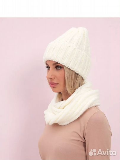 Шапка и снуд, зима, новые