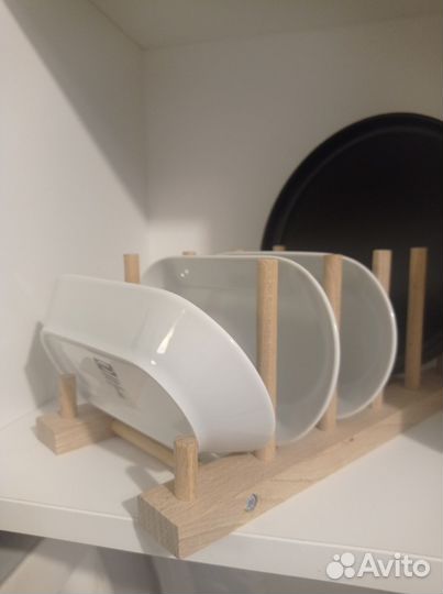 Овальное фарфоровое блюдо Икеа