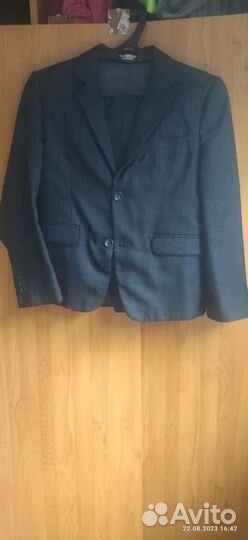 Школьный костюм для мальчика 140 синий