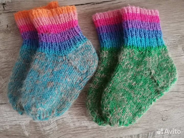 Носки детские с козьим пухом