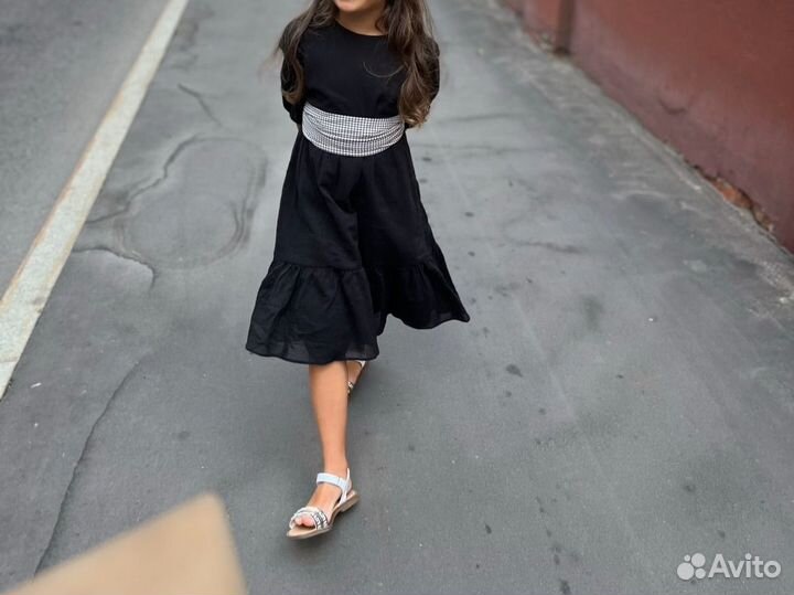 Mango kidz платье для девочки 128 134