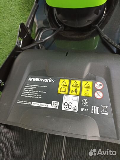 Газонокосилка Greenworks 40V GD40LM46SP арт 250680