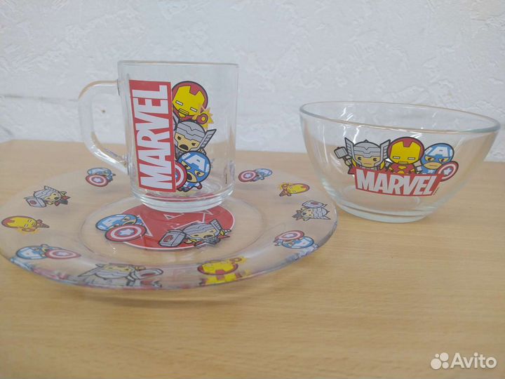 Набор детской посуды Marvel