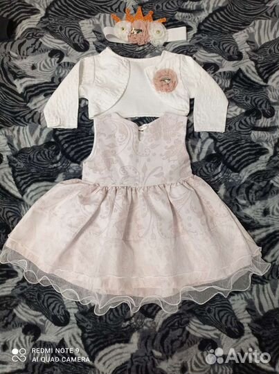 Платье для девочки 68 74