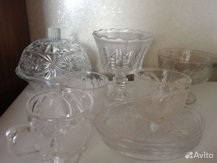 Хрустальная и стеклянная посуда СССР