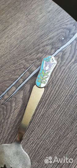 Лопатка для торта мельхиор эмаль