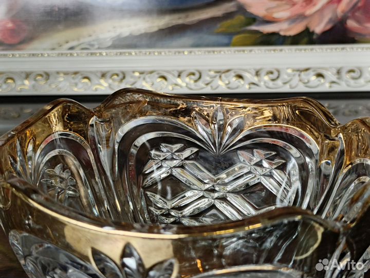 Бонбоньерка хрусталь Anna Hutte Германия