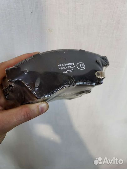 Тормозные колодки передние chevrolet cruze