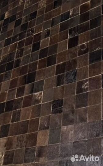 Ковер из лоскутов, шкура коровы