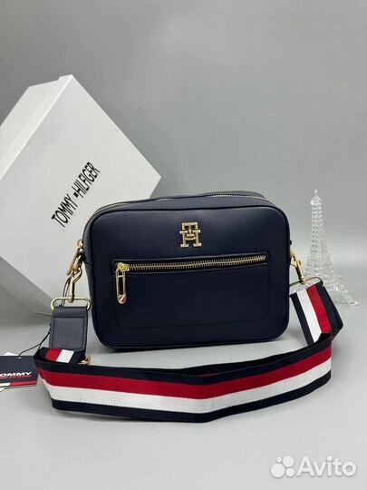 Сумка tommy hilfiger 3 цвета женская кроссбоди