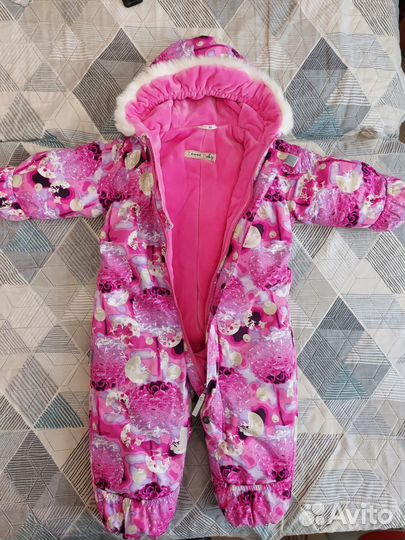 Зимний комбинезон Lenne kids 86 и краги