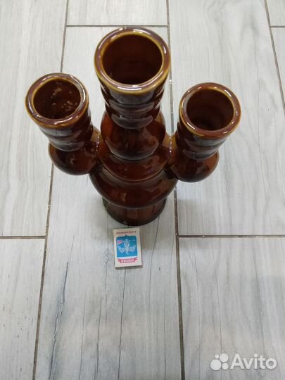 Подсвечник керамика СССР