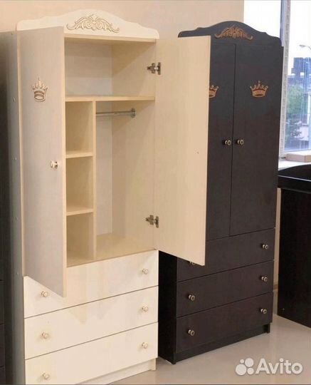 Шкаф детский двухсекционный