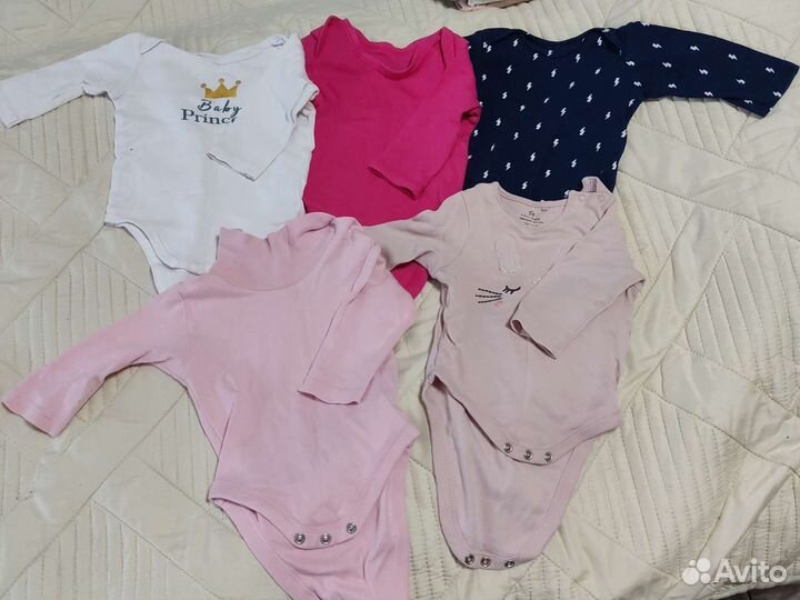 Детские вещи пакетом для девочек до года