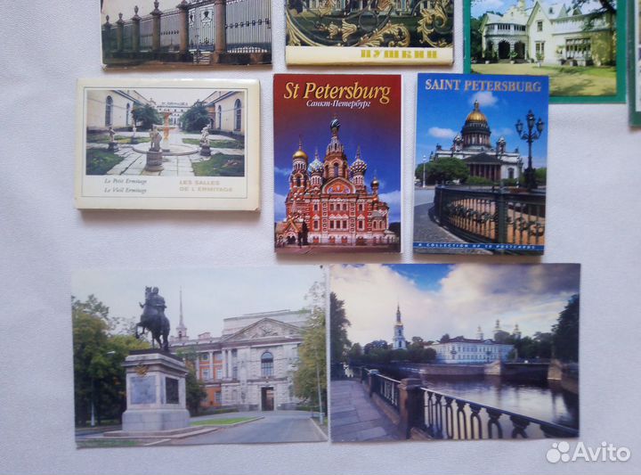 Набор открыток,буклетов Ленинград,Санкт-Петербург