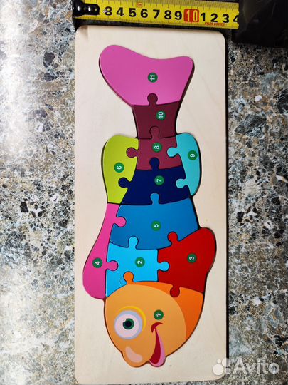 Деревянные пазл и сортер из Китая
