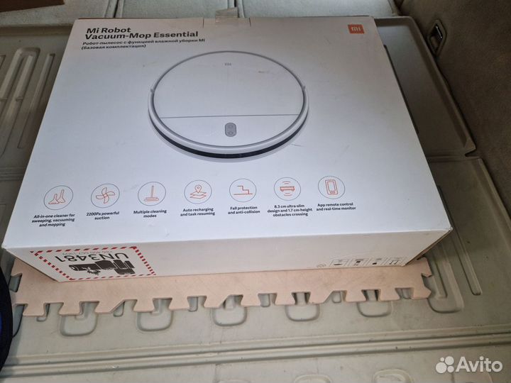 Робот пылесос xiaomi mi robot vacuum mop essential