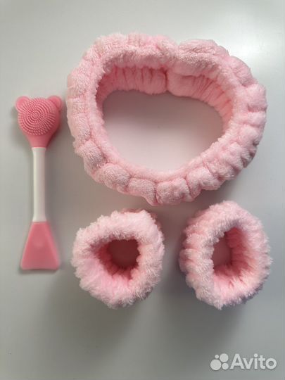 Новый подарочный набор повязка щеточка напульсники