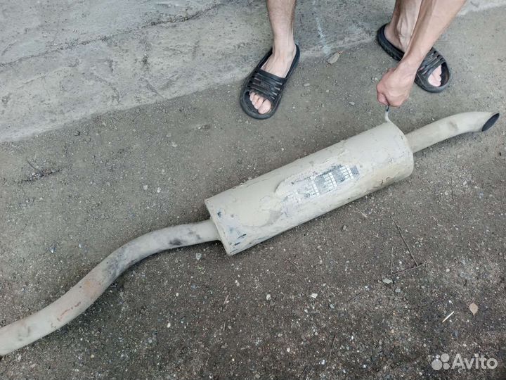 Глушитель и радиатор