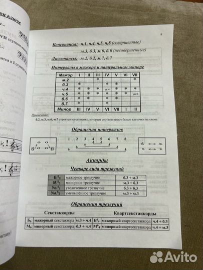 Рабочая тетрадь по сольфеджио 3 кл. Калинина Г.Ф