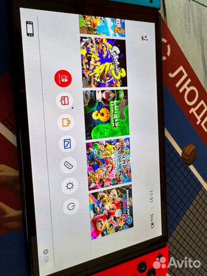 Nintendo switch oled прошитая+ игры