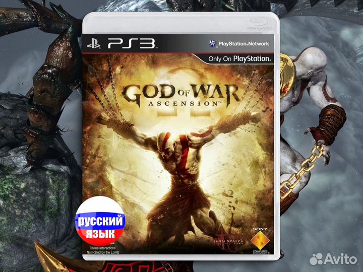 God of War Восхождение PS3, Playstation 3 Диск