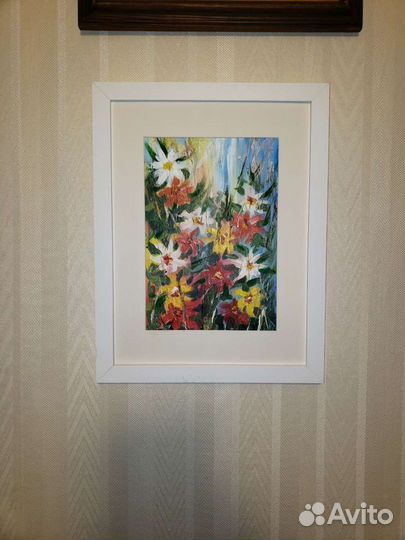 Интерьерная картина большая (внутри много работ)