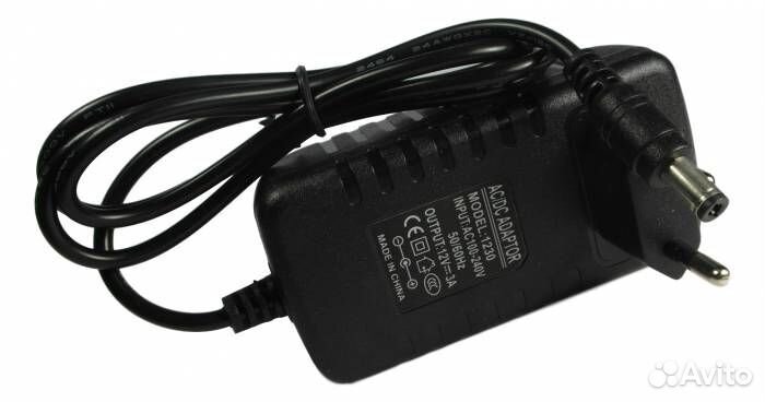 Блок питания 12В 3А разъем 5.5*2,1(2,5)