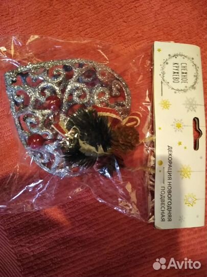 Декорация новогодняя подвесная