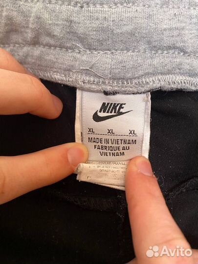 Nike Tech Fleeceкостюм черно-серый