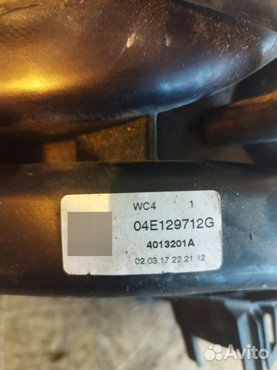 Выпускной коллектор 1.6 Skoda Rapid