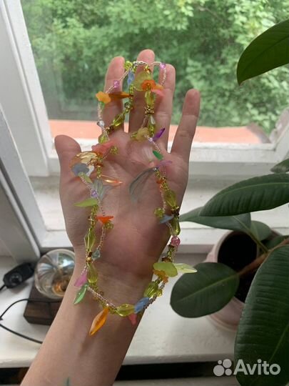 Украшения джунгли из бисера