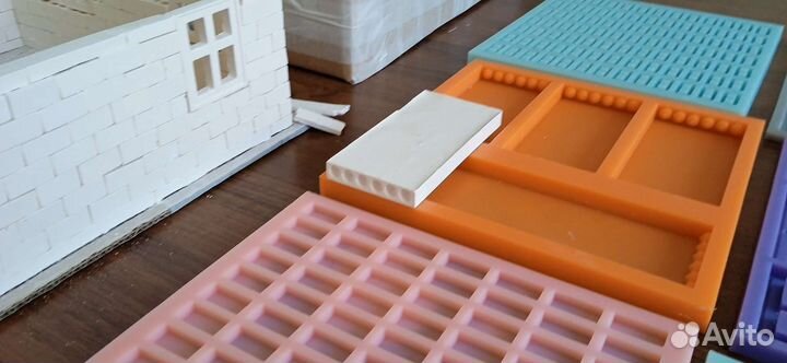 Мини стройка, мини кирпичики