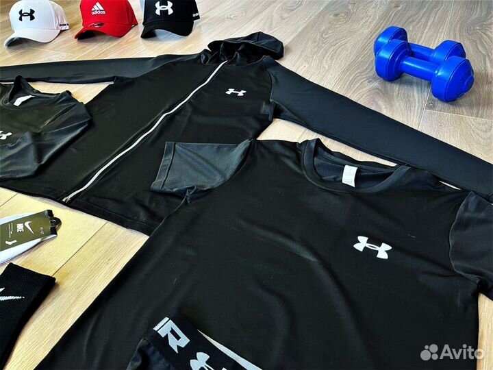 Рашгард Under Armour Black - 5/1, 2/51