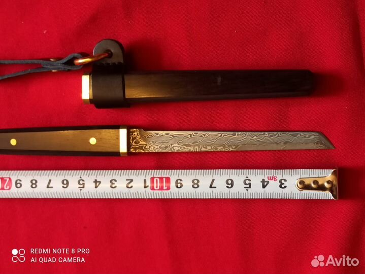 Нож, Дамасская сталь, кабинетный, новый