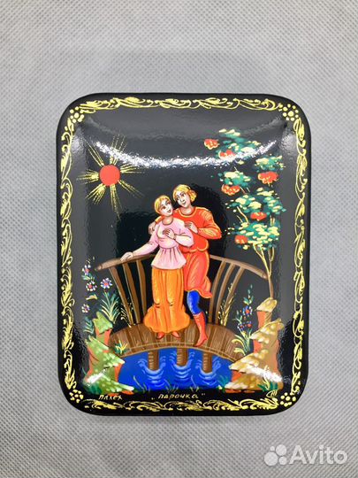 Шкатулка палех