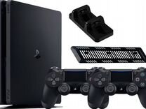 Sony PlayStation 4 Slim (1тв) + 2-й геймпада