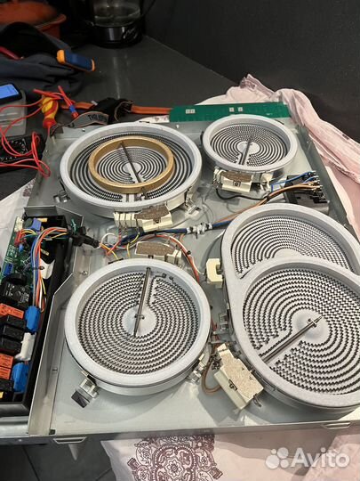 Варочная панель электрическая бу нержавейка