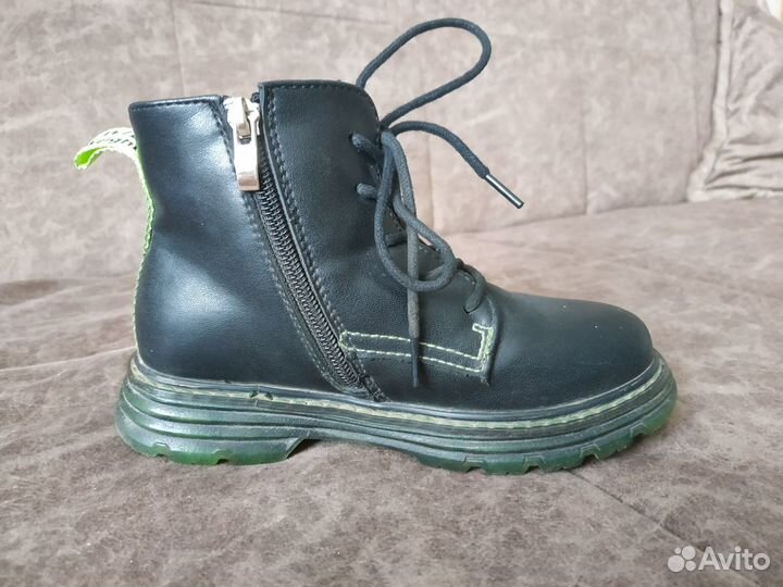 Ботинки для девочки кожаные