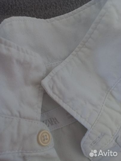 Рубашка белая zara