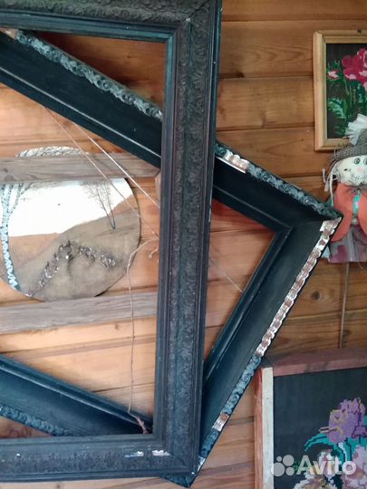 Старинные рамки для картин для реставрации.2шт