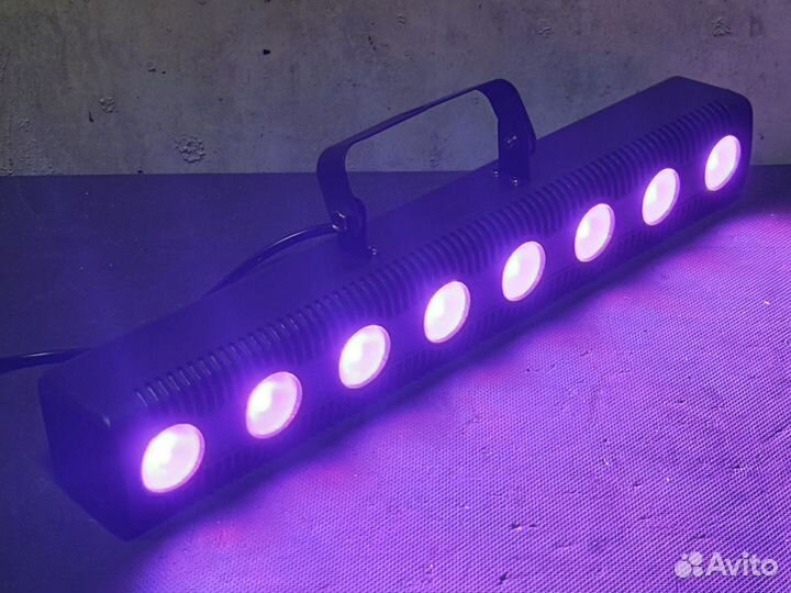 LED PAR (BAR) 8x10w rgbw на пульте ду и DMX