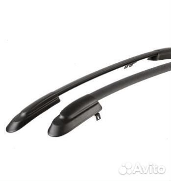 Рейлинги на крышу Лада Гранта лифтбэк черные апс