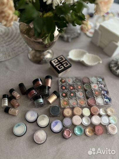 Тени для век, пигменты