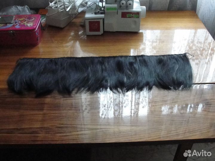 Трес из нат.волос для шиньона или пучок -резинки