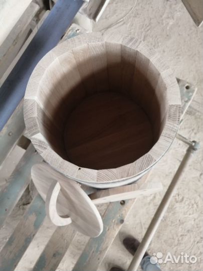 Кадка 25л из кавказского скального дуба