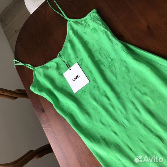 Платье сарафан зеленое Lime 12storeez новое XS