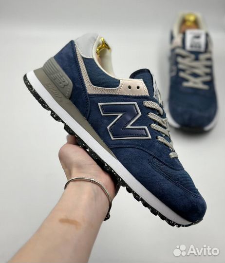 Кроссовки мужские New Balance 574 blue синие