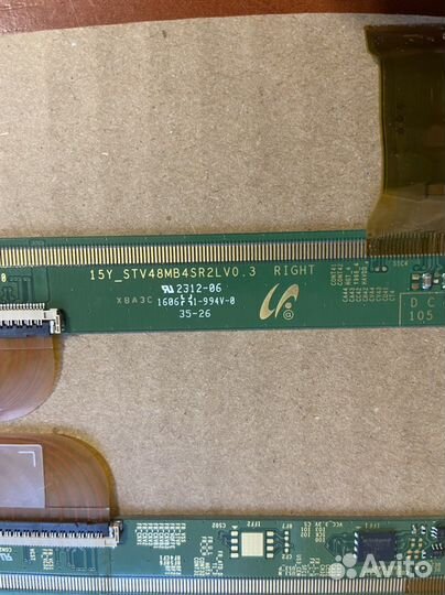 Samsung ue48j6530au планки матрицы с шлейфами