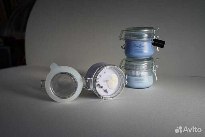 Ароматическая свеча ручной работы в банке